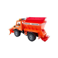 Produktbild för Bruder Mercedes-Benz Unimog winter service with plow blade t...
