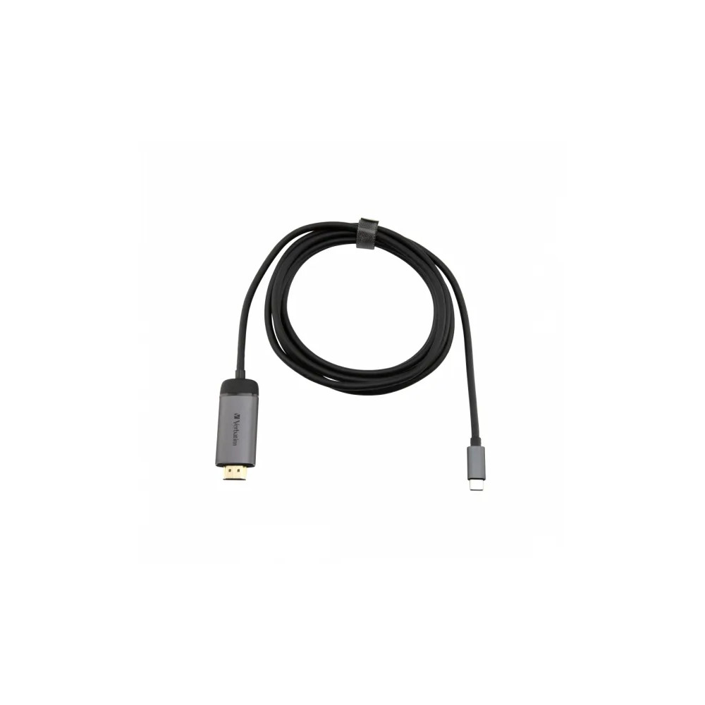 Produktbild för Verbatim kabel för video / ljud - HDMI / USB - 1.5 m