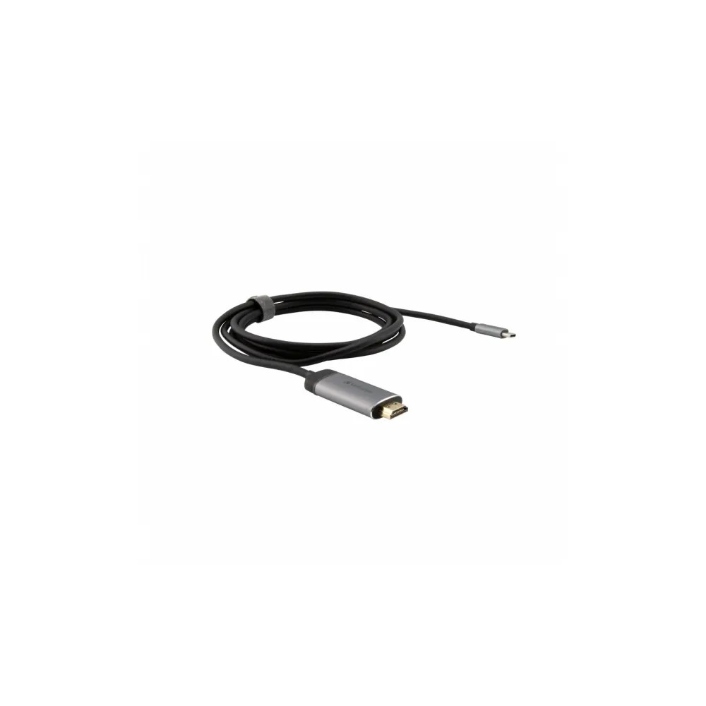 Produktbild för Verbatim kabel för video / ljud - HDMI / USB - 1.5 m