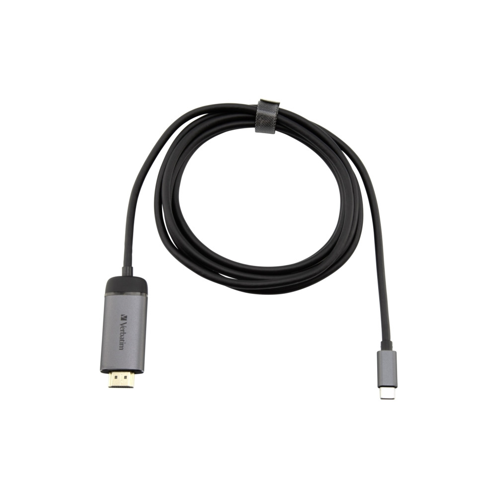Produktbild för Verbatim kabel för video / ljud - HDMI / USB - 1.5 m
