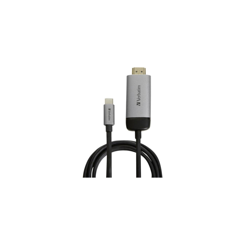 Produktbild för Verbatim kabel för video / ljud - HDMI / USB - 1.5 m