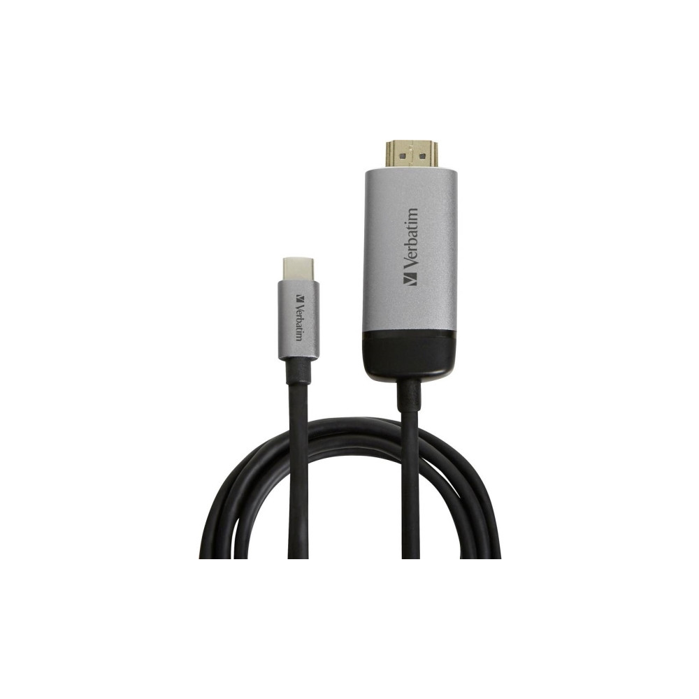 Produktbild för Verbatim kabel för video / ljud - HDMI / USB - 1.5 m