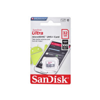 Produktbild för SanDisk Ultra - flash-minneskort - 32 GB - microSDHC UHS-I