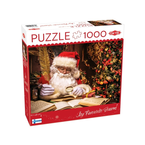 Tactic Tactic Puzzle Lovers Santa Claus in his House 1000 pcs puzzl...