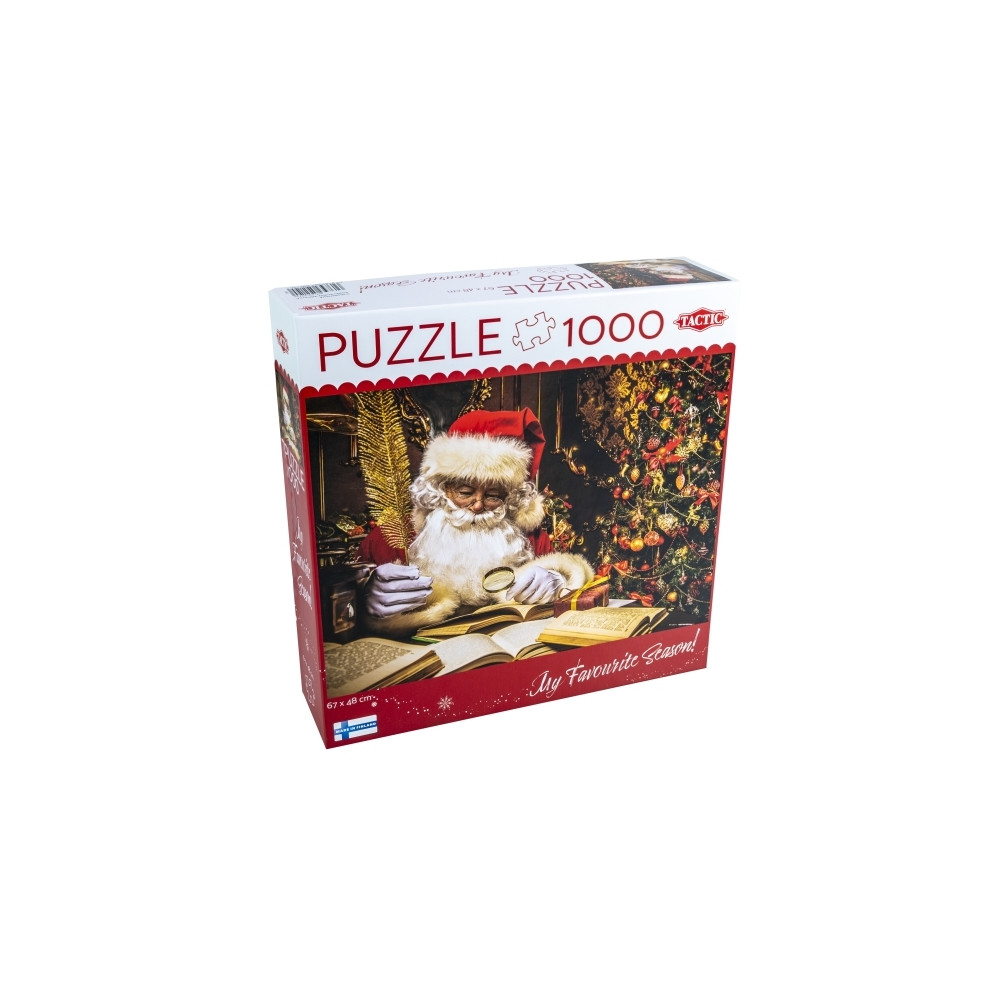 Produktbild för Tactic Puzzle Lovers Santa Claus in his House 1000 pcs puzzl...