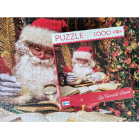 Produktbild för Tactic Puzzle Lovers Santa Claus in his House 1000 pcs puzzl...