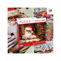Produktbild för Tactic Puzzle Lovers Santa Claus in his House 1000 pcs puzzl...