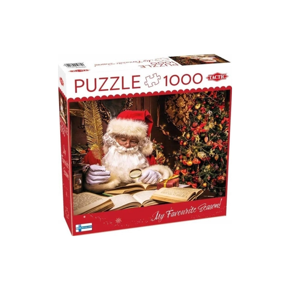 Produktbild för Tactic Puzzle Lovers Santa Claus in his House 1000 pcs puzzl...
