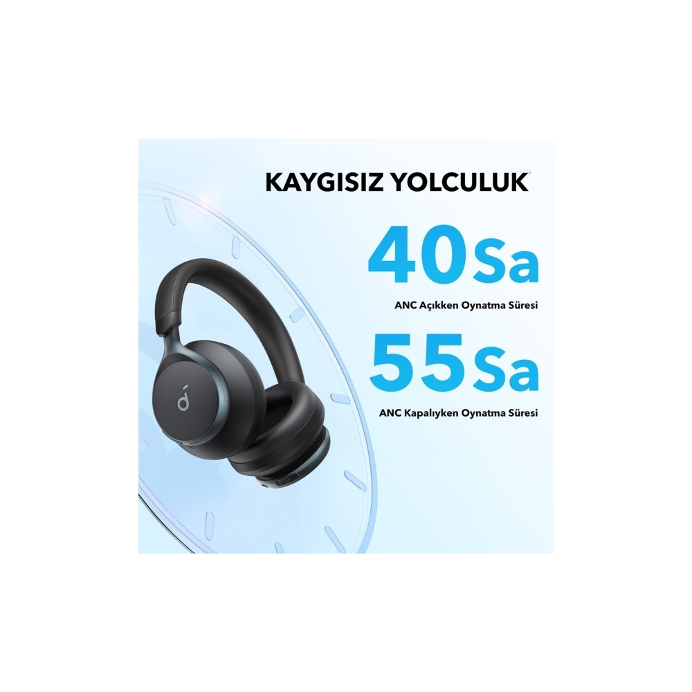 Produktbild för Soundcore Space One - hörlurar med mikrofon - 3,5 mm kontakt