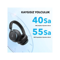 Produktbild för Soundcore Space One - hörlurar med mikrofon - 3,5 mm kontakt