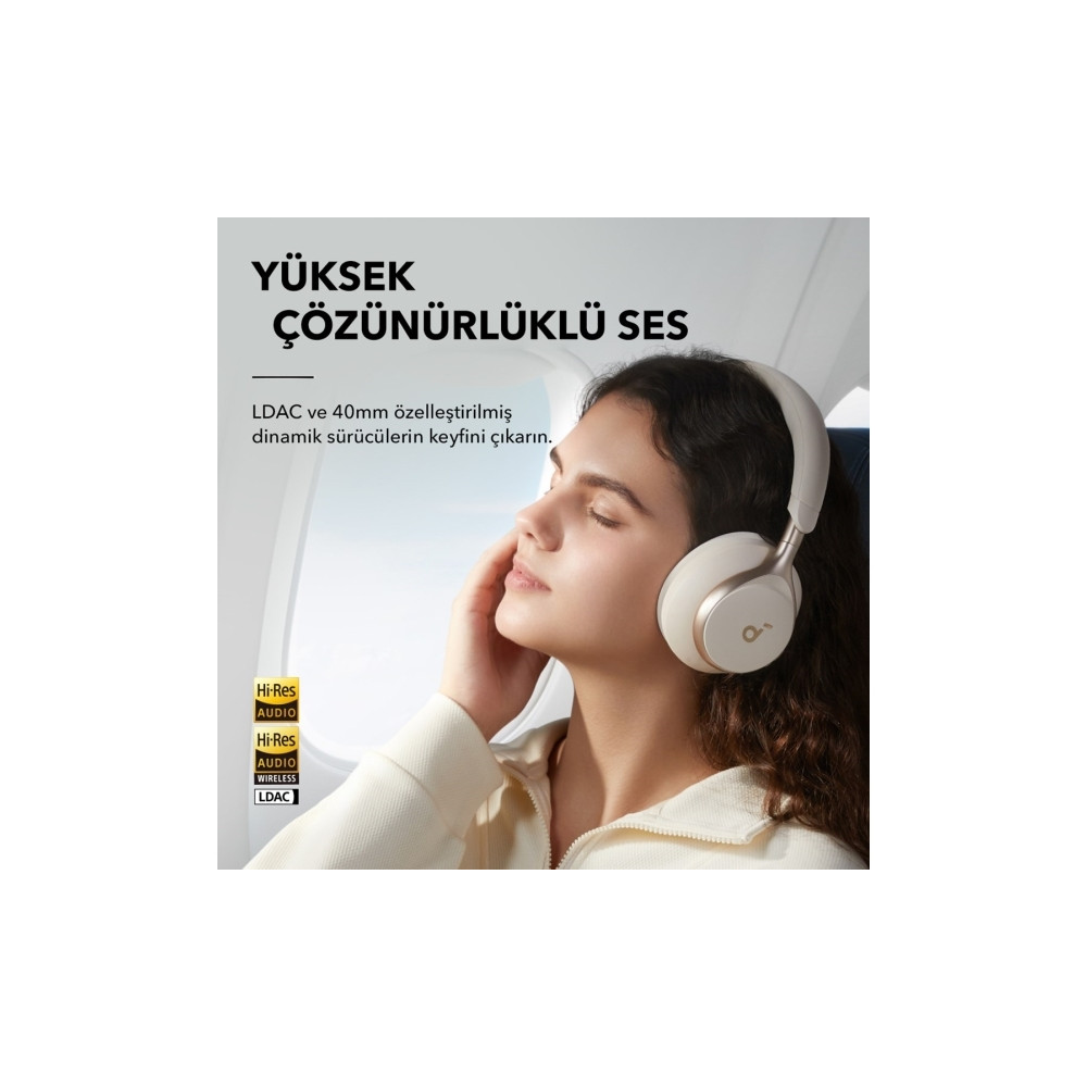 Produktbild för Soundcore Space One - hörlurar med mikrofon - 3,5 mm kontakt