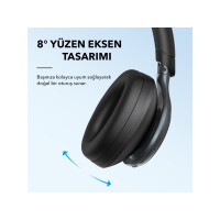 Produktbild för Soundcore Space One - hörlurar med mikrofon - 3,5 mm kontakt