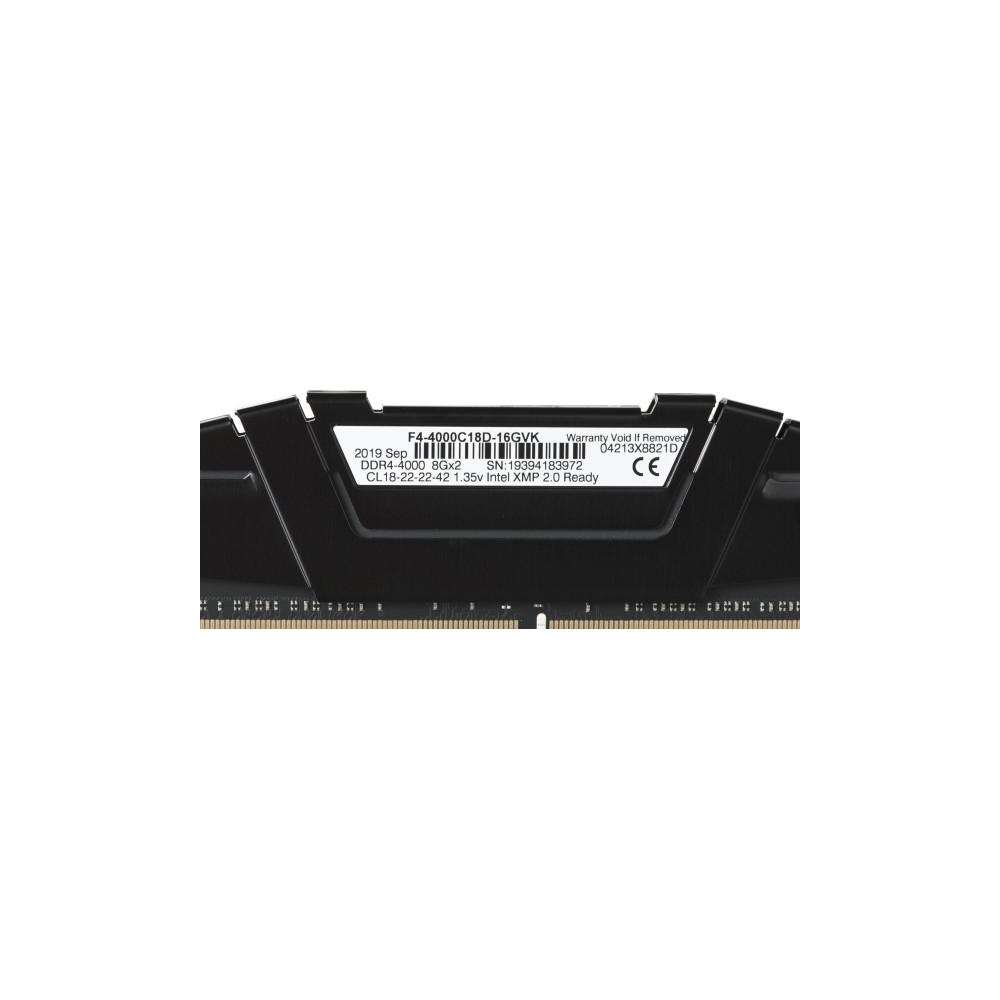 Produktbild för G.Skill Ripjaws V - DDR4 - sats - 16 GB: 2 x 8 GB - DIMM 288-pin / PC4-32000 - ej buffrad