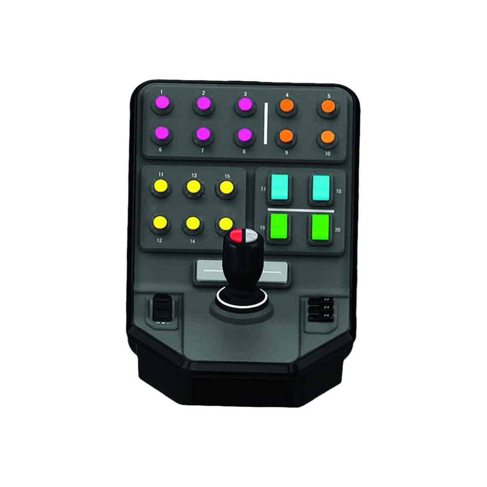 Produktbild för Logitech Heavy Equipment Side Panel - kontroll för flygsimulator - kabelansluten