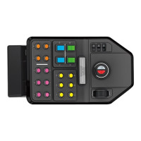 Produktbild för Logitech Heavy Equipment Side Panel - kontroll för flygsimulator - kabelansluten