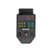 Produktbild för Logitech Heavy Equipment Side Panel - kontroll för flygsimulator - kabelansluten