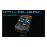 Produktbild för Logitech Heavy Equipment Side Panel - kontroll för flygsimulator - kabelansluten