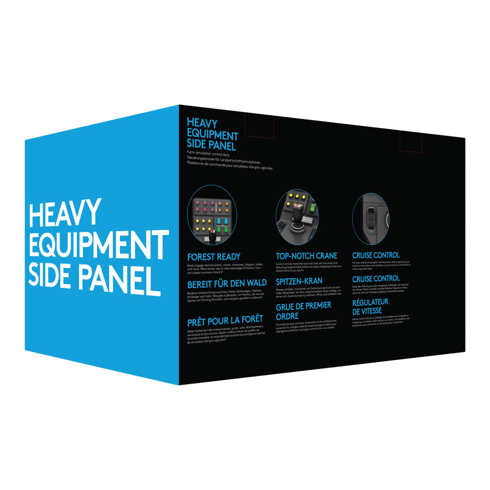 Produktbild för Logitech Heavy Equipment Side Panel - kontroll för flygsimulator - kabelansluten