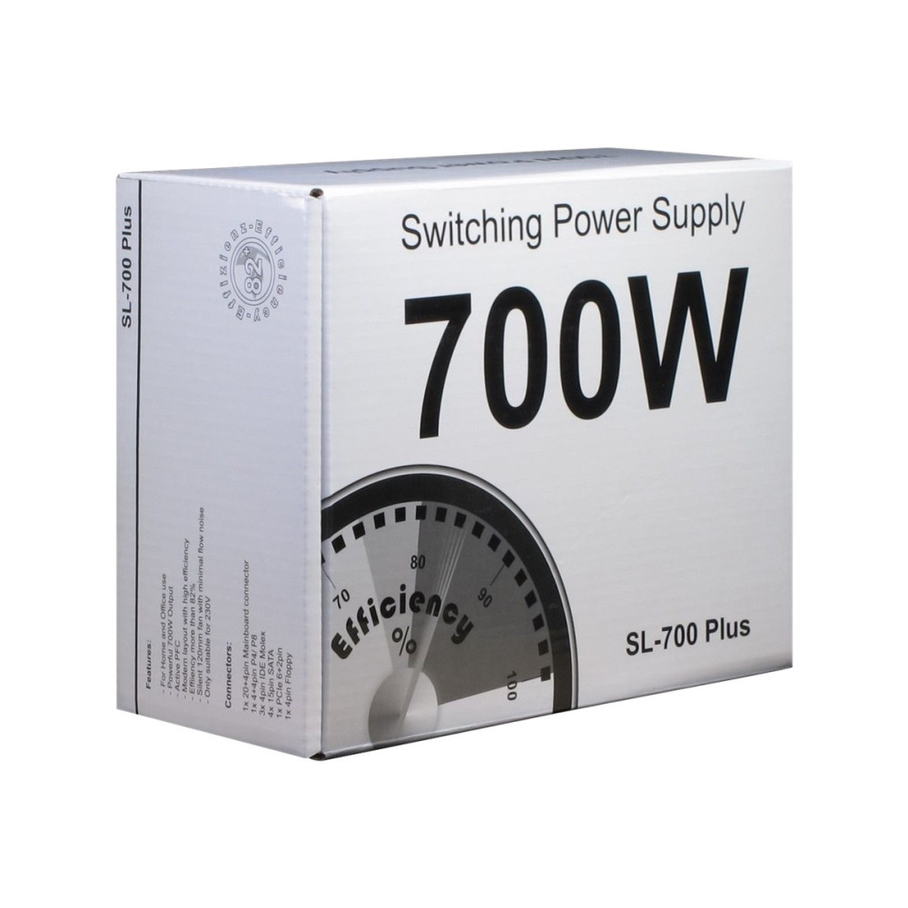Produktbild för Inter-Tech SL-700 Plus - nätaggregat - 700 Watt