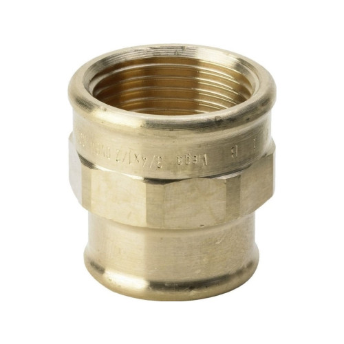 VIEGA VIEGA formmuffe 2" x 1 1/2" gängkoppling i rödgods, max drif...
