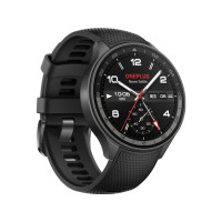 Produktbild för OnePlus Watch 2R - aluminiumlegering - smart klocka med rem - 32 GB - grå kanonmetall