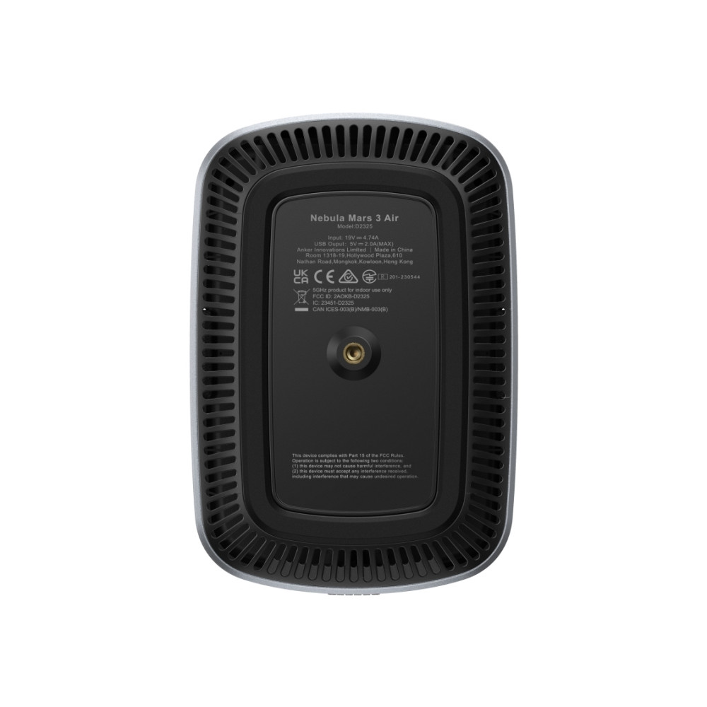 Produktbild för Nebula Mars 3 Air - DLP-projektor - bärbar - 802.11a/b/g/n/ac wireless / Bluetooth 5.1 - svart