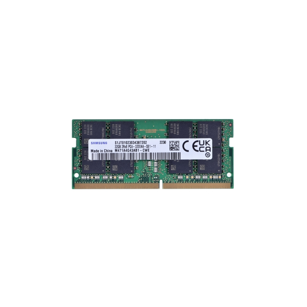 Produktbild för Samsung - DDR4 - modul - 32 GB - SO DIMM 260-pin - 3200 MHz / PC4-25600 - ej buffrad