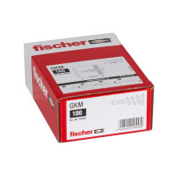 Produktbild för Fischer 24556, Väggplugg, Gipsskiva, 31 mm, 4 mm, 5 mm, 100...
