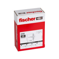 Produktbild för Fischer 24556, Väggplugg, Gipsskiva, 31 mm, 4 mm, 5 mm, 100...