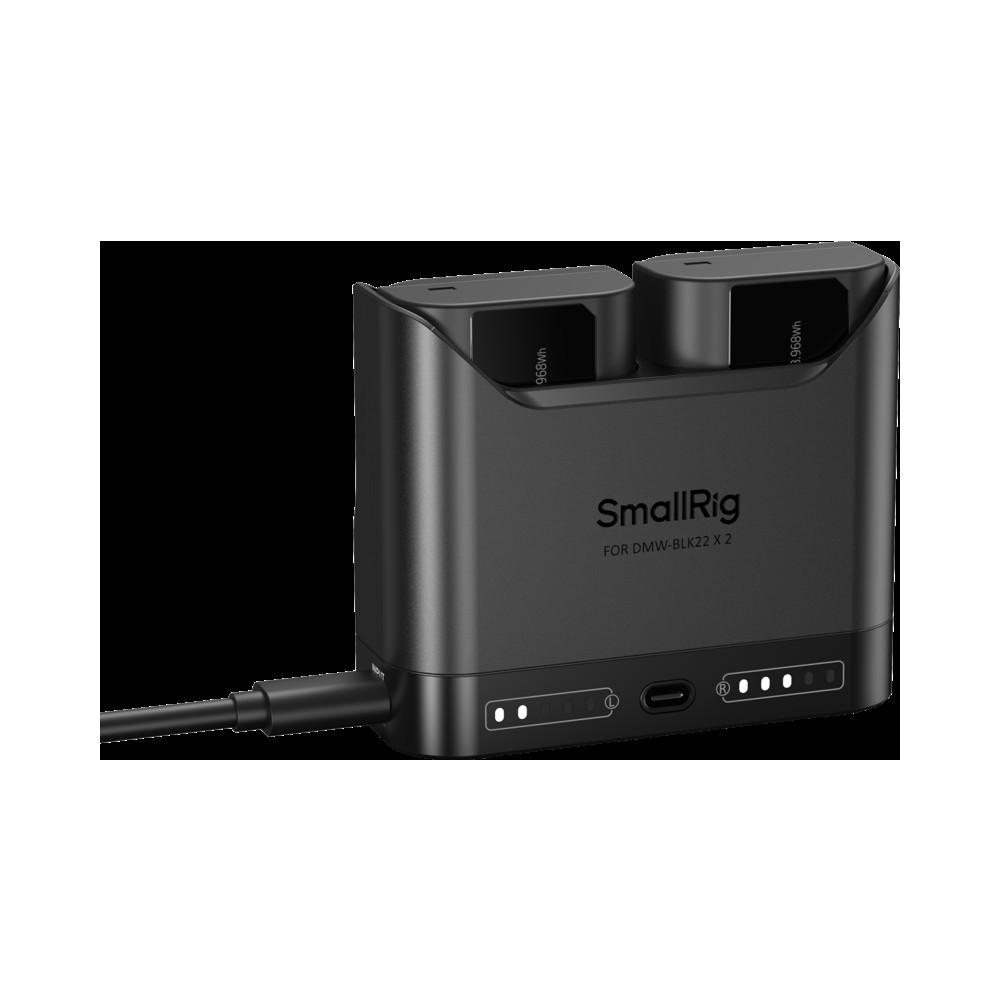 Produktbild för SmallRig 5487 Turbo Charging Kit for DMW-BLK22 Camera Batteries