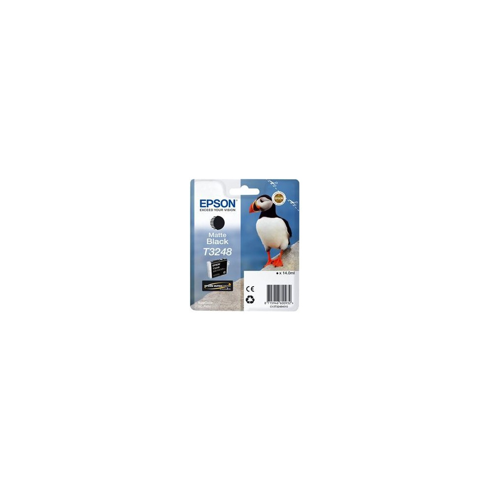 Produktbild för Epson T3248 - mattsvart - original - bläckpatron