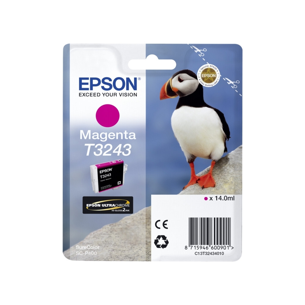 Produktbild för Epson T3243 - magenta - original - bläckpatron