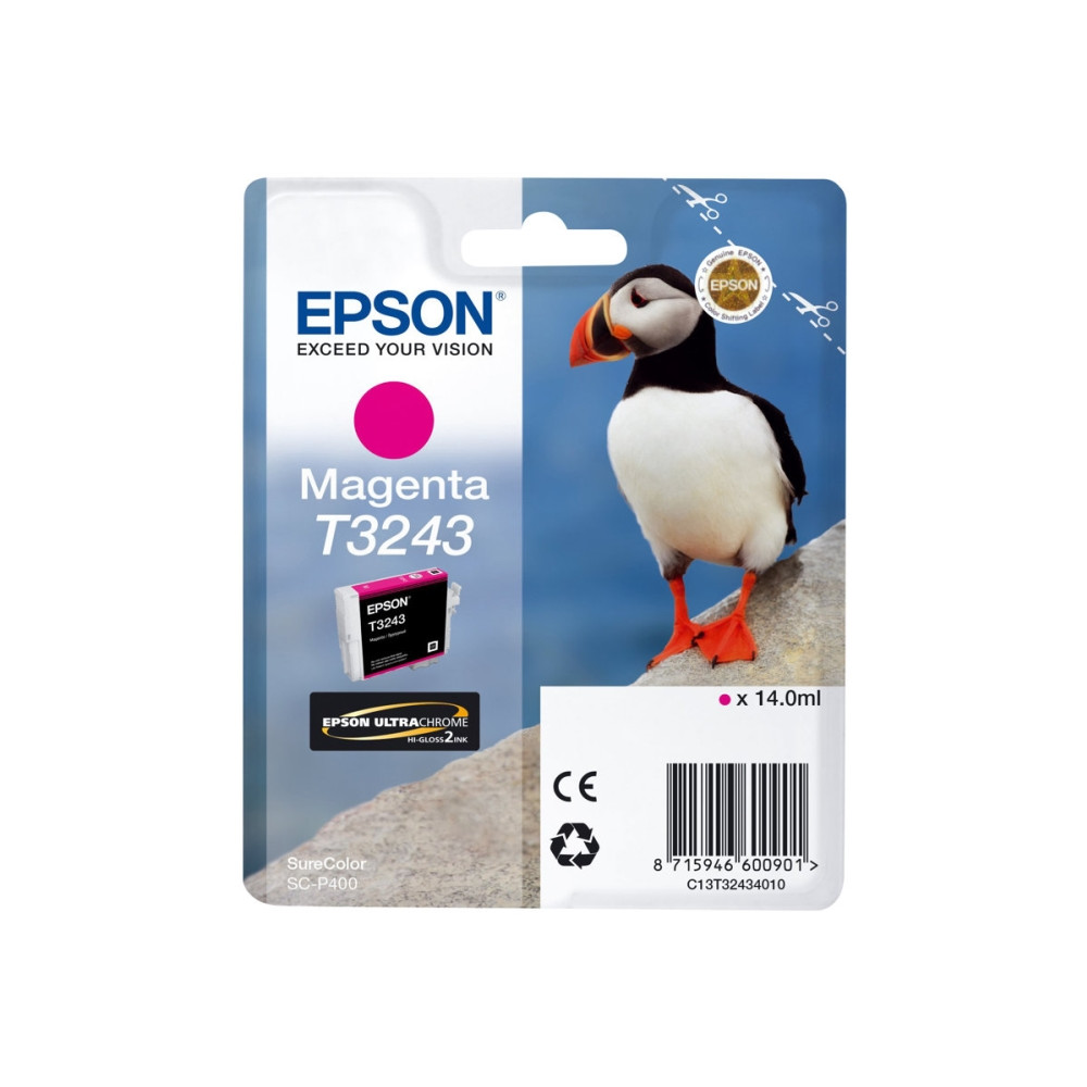 Produktbild för Epson T3243 - magenta - original - bläckpatron
