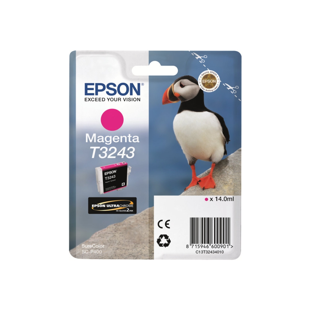 Produktbild för Epson T3243 - magenta - original - bläckpatron