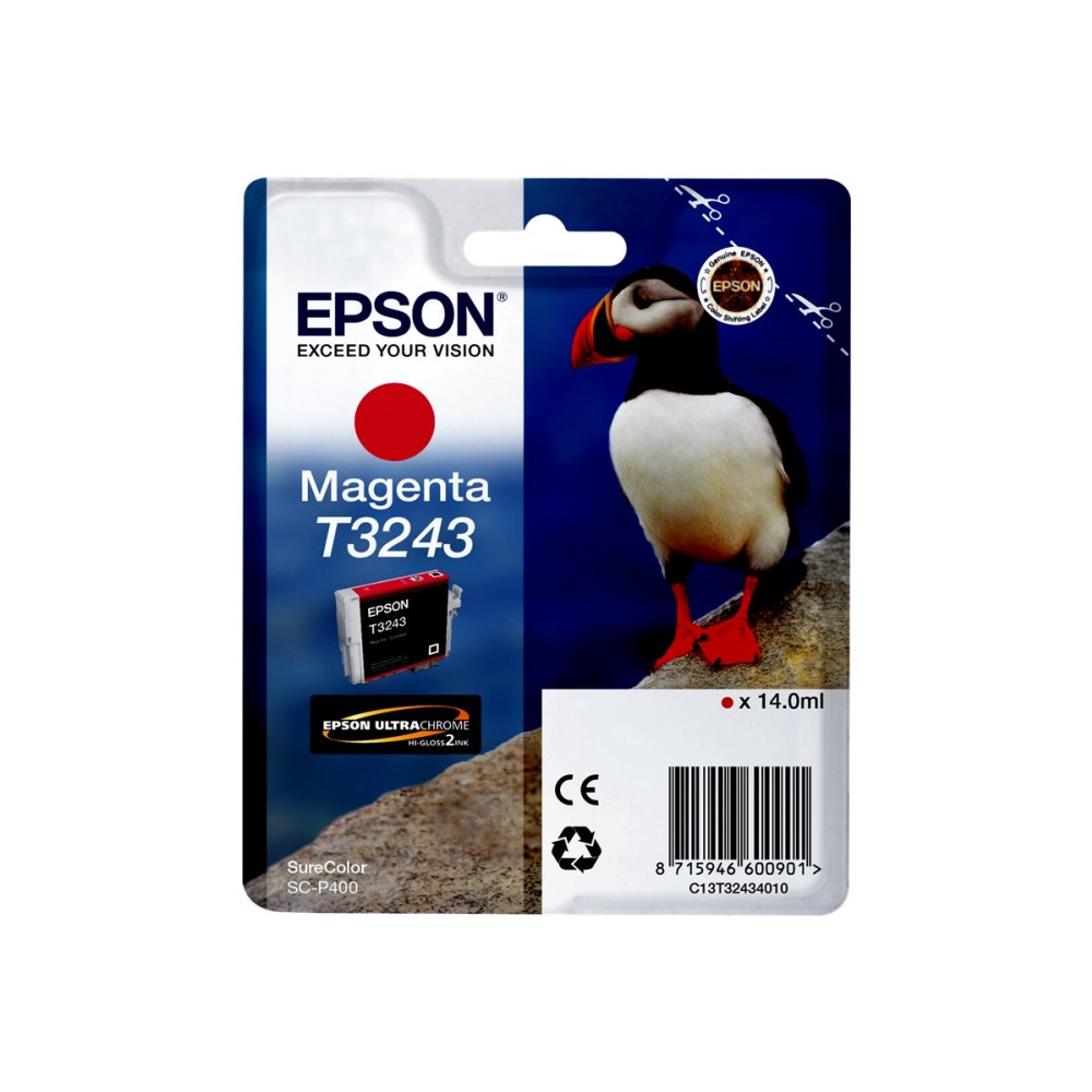 Produktbild för Epson T3243 - magenta - original - bläckpatron