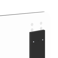 Produktbild för Sängram med låda med lagring Svart 200 x 200 cm Konstruerat trä
