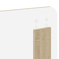 Produktbild för Sängram med låda Sonoma-ek 150 x 200 cm Konstruerat trä