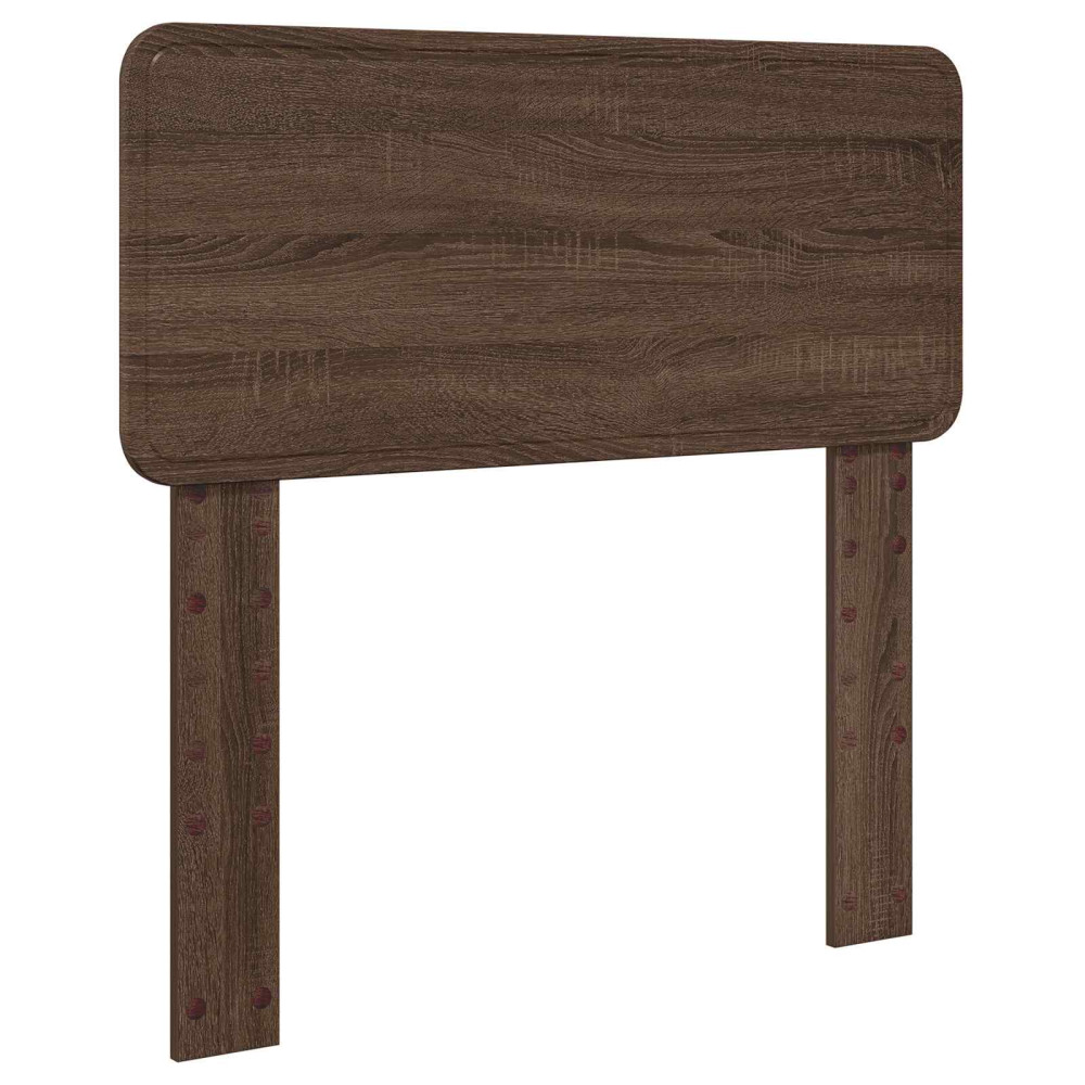 Produktbild för Sängram med låda Brun ek 90 x 200 cm Konstruerat trä