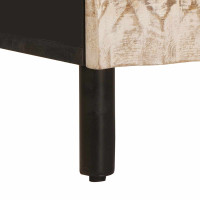 Produktbild för Nattduksbord 2 pcs Vit 40 x 33 x 46 cm Massivt mangoträ