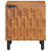 Produktbild för Nattduksbord Brun 40 x 33 x 46 cm Massivt mangoträ