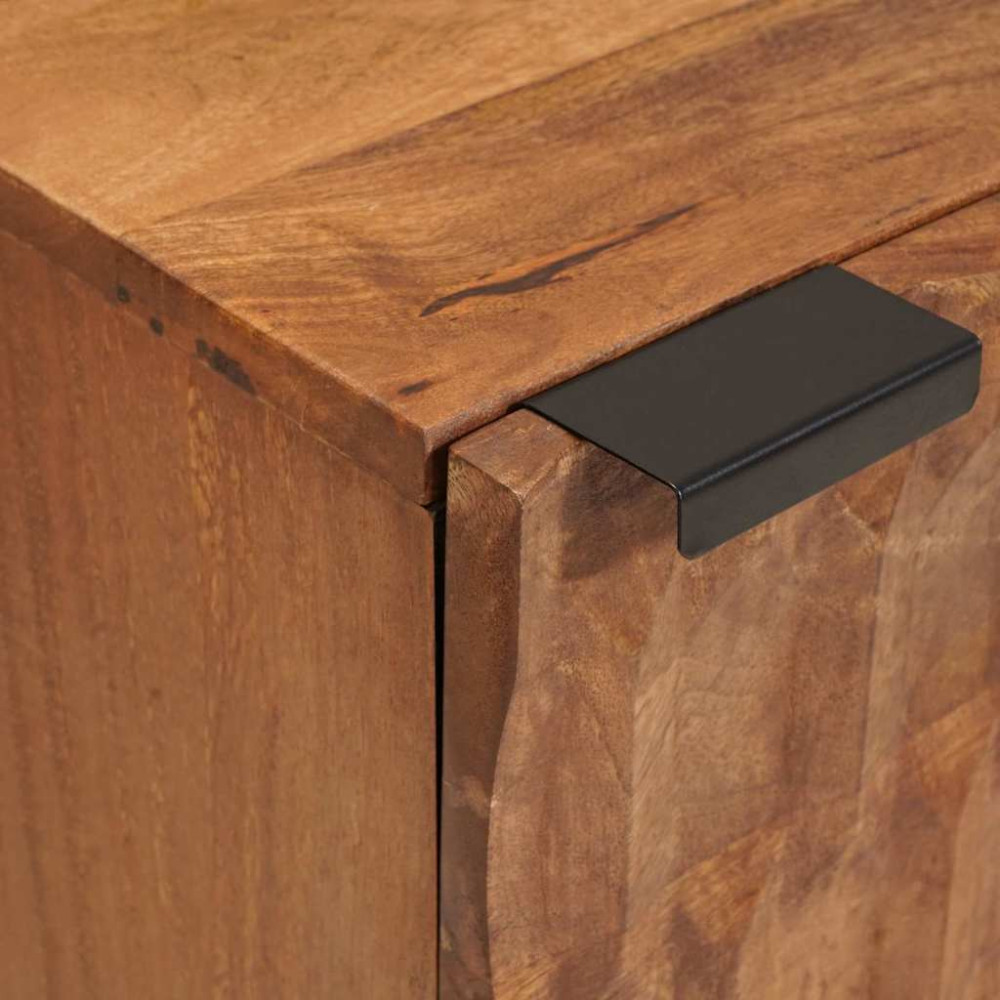 Produktbild för Nattduksbord Brun 40 x 33 x 46 cm Massivt mangoträ