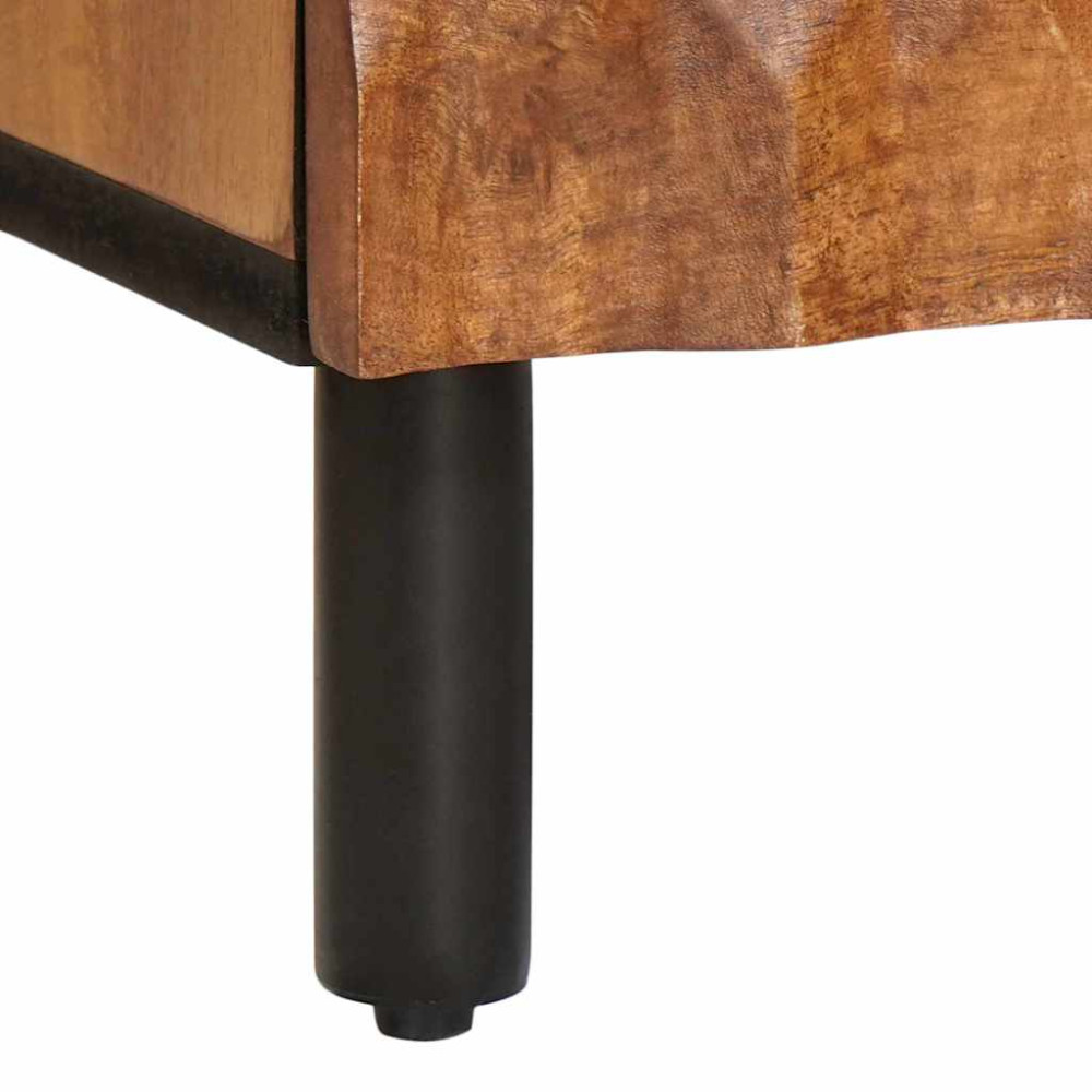 Produktbild för Nattduksbord Brun 40 x 33 x 46 cm Massivt mangoträ