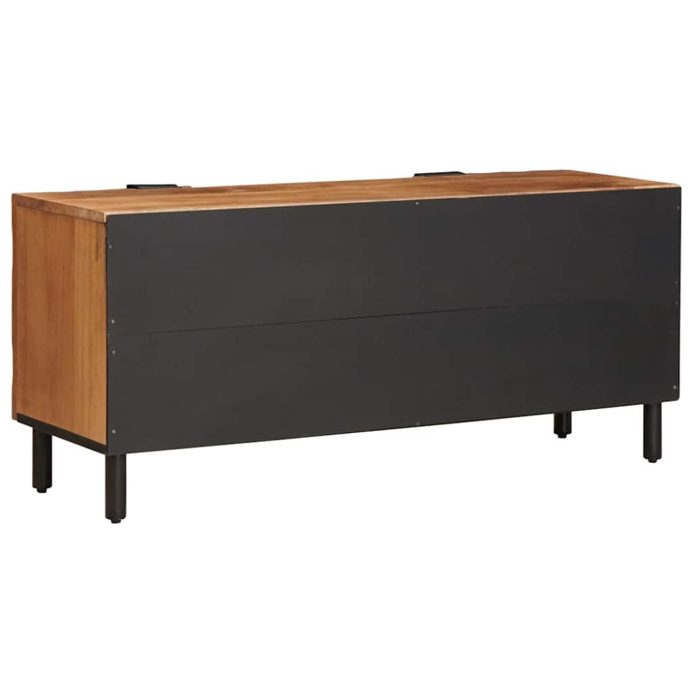 Produktbild för TV-skåp Acacia Brun Finish 105 x 33 x 46 cm Massivt mangoträ