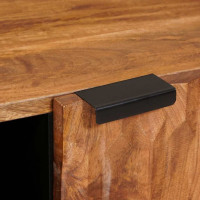 Produktbild för TV-skåp Acacia Brun Finish 105 x 33 x 46 cm Massivt mangoträ
