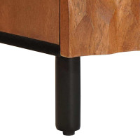 Produktbild för TV-skåp Acacia Brun Finish 105 x 33 x 46 cm Massivt mangoträ