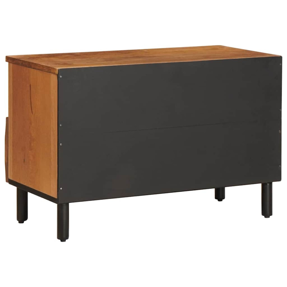 Produktbild för TV-skåp Acacia Brun Finish 70 x 33 x 46 cm Massivt mangoträ