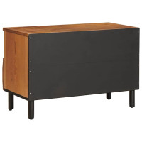 Produktbild för TV-skåp Acacia Brun Finish 70 x 33 x 46 cm Massivt mangoträ