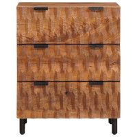 Produktbild för Sideboard Acacia Brun Finish 60 x 33 x 75 cm Massivt mangoträ