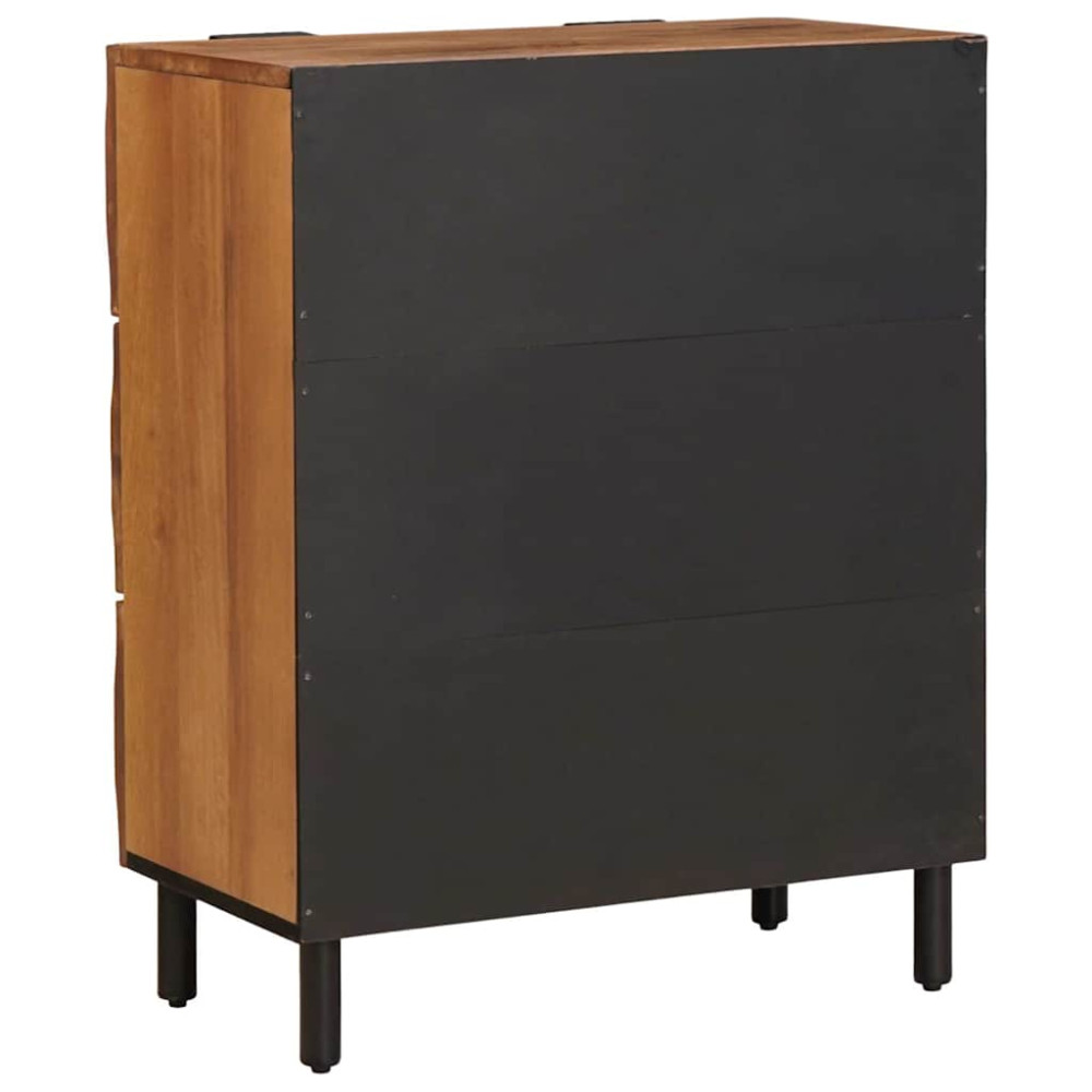 Produktbild för Sideboard Acacia Brun Finish 60 x 33 x 75 cm Massivt mangoträ