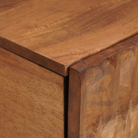 Produktbild för Kaffeebord Brun 80 x 50 x 40 cm Massivt mangoträ
